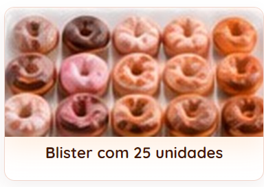 Blister com 25 unidades