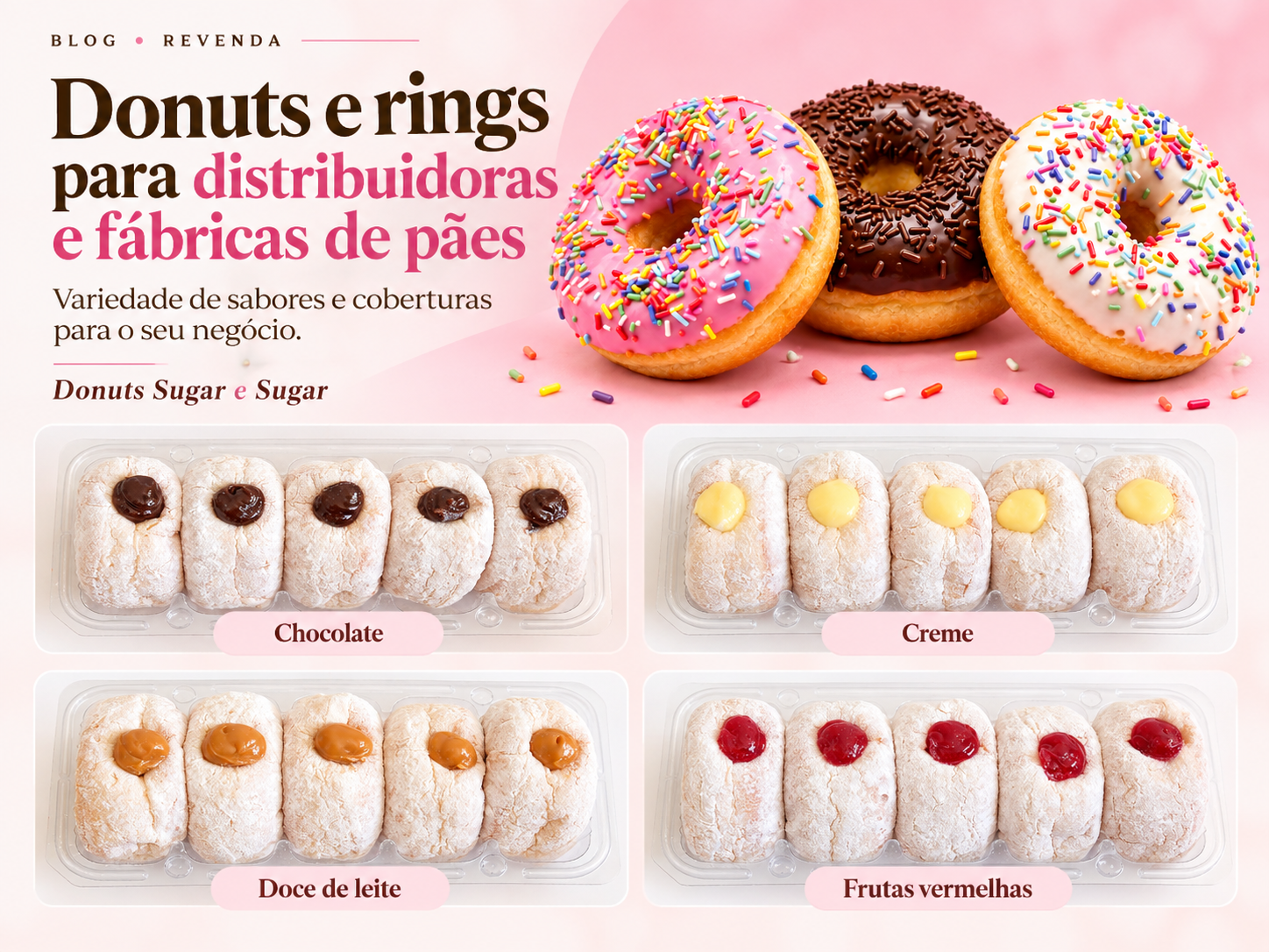 Donuts para Distribuidoras e Fábricas de Pães