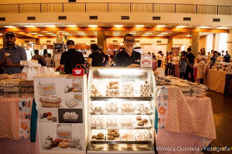 Evento com donuts