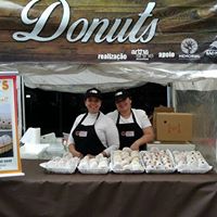 Donuts em exposição